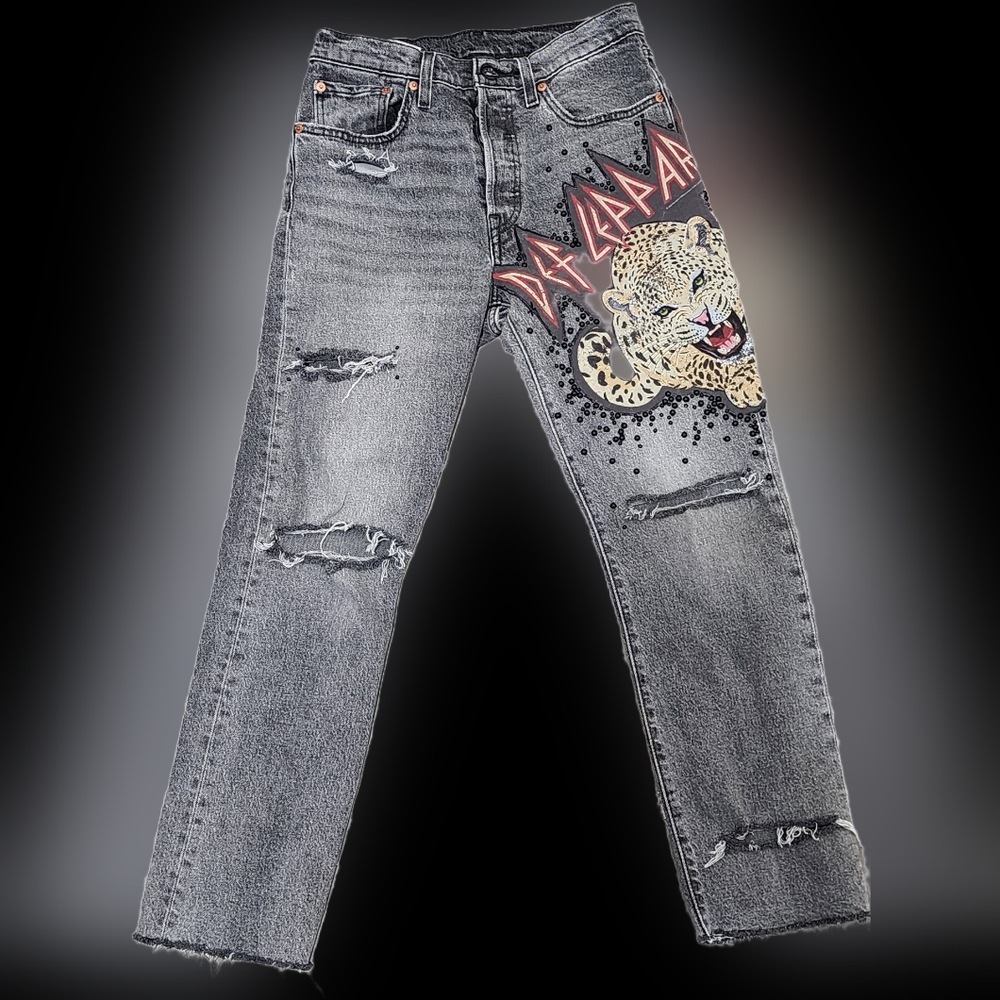 Def Leppard Rocker Jeans - Picture 2 of 7